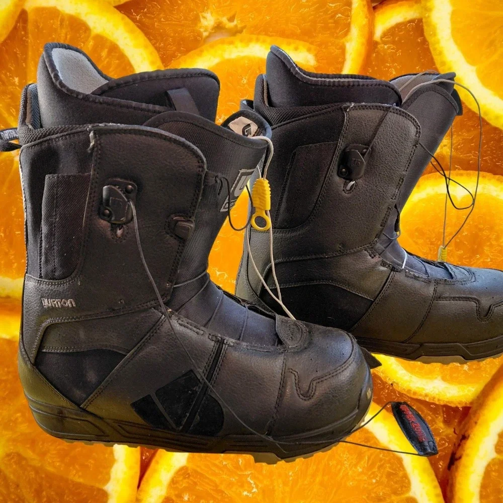 Mens Burton Moto Snowboard Boots Black‎ US 13 Padded Comfort